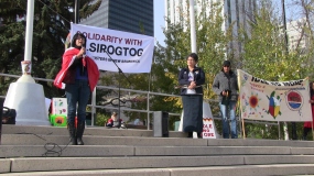 Elsipogtog solidarity in Edmonton