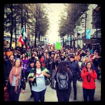 Elsipogtog solidarity demonstrations in Vancouver