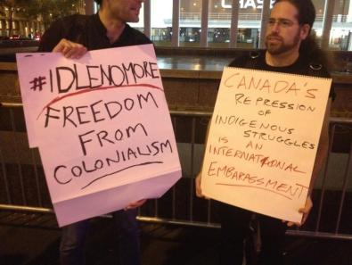 Elsipogtog solidarity demonstrations in New York