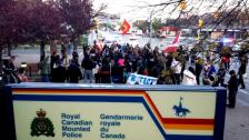 Elsipogtog solidarity demonstrations in Winnipeg