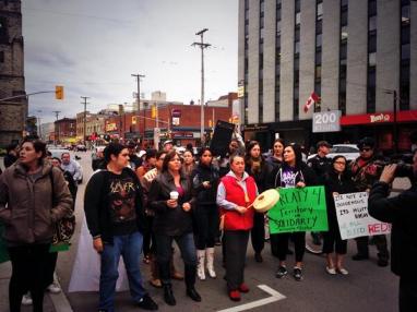 Elsipogtog solidarity demonstrations in Ottawa